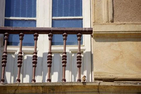 Detail of a facade  Stock Photos