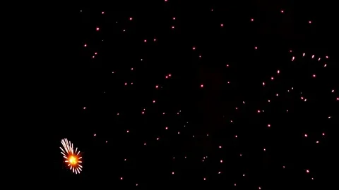 Detail of fireworks. Video stock 81272173
