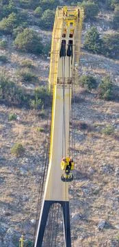 Detail from a Floating Crane Stock Photos