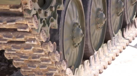 Detail front of the tank Stock Footage 53025614