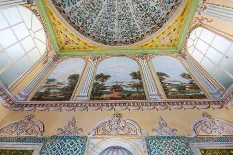 Detail of Harem Ceiling Stock Photos