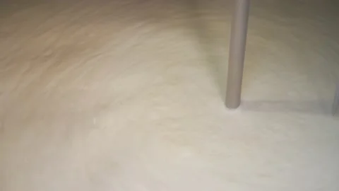 Detail of inside mash tun while making of beer Stock Footage 156246506