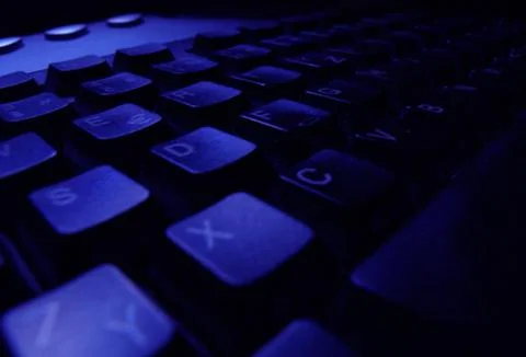 Detail of a keyboard Stock Illustration
