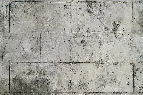 Detail of large blocks of a block work wall Stock Photos