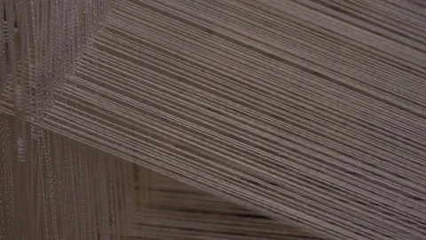 Detail of Loom work. Close up, 22 Video stock 126959875