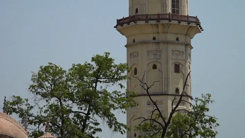 Detail of the lower section of a tower Stock-Footage 107623296