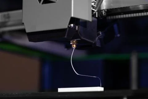 Detail made on a 3D printer High quality Stock Photos