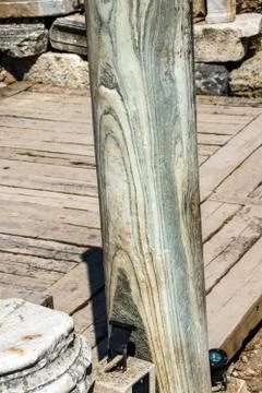 Detail marble column Stock Photos