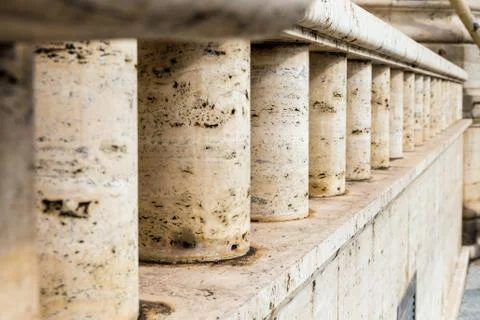 Detail marble columns Stock Photos