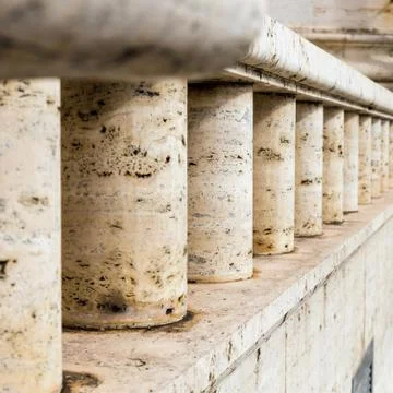 Detail marble columns Stock Photos