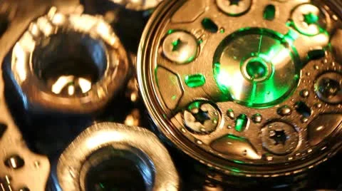 Detail of the mechanism Stock Footage 10789587