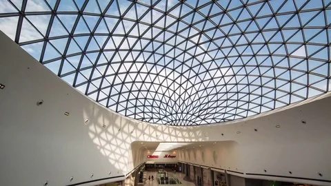 Detail of modern Architecture hyper lapse 库存影片 84740082