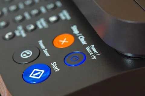 Detail of a multifunctional device Stock Photos