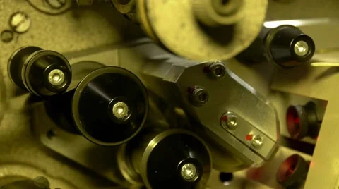 Detail Of The Old Projector Stockbeeldmateriaal 8519079