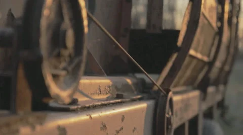 Detail of old rusted tools Stock Footage 35930682