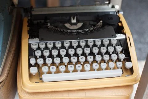 Detail of an old typewriter Stock-Fotos
