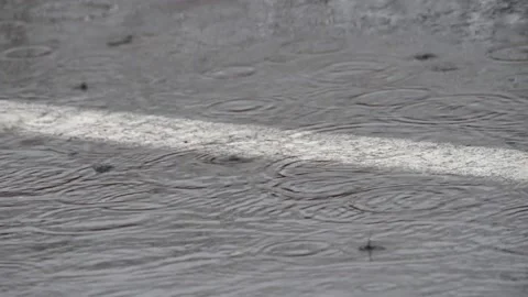 Detail of pouring rain Stock Footage 143963720