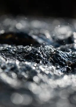 Detail from rapid stream Stock Photos