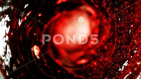 Detail of red wine whirl Stock Photos