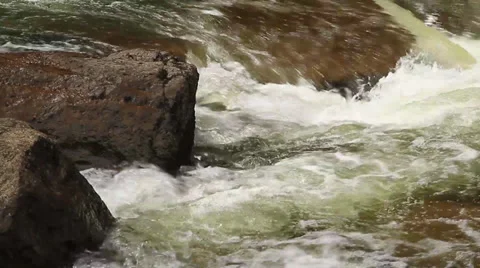 Detail of a river Stock Footage 32630326