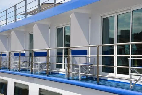 Detail of a riverboat Stock Photos