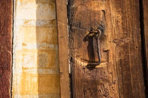 Detail of rusty iron Hook Stock Photos