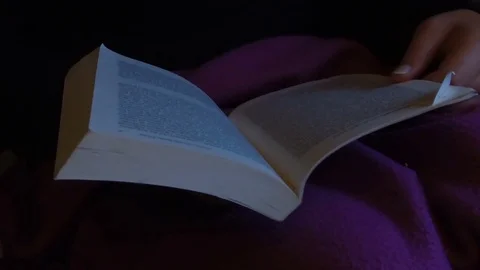 Detail scrolls page of a book Stock Footage 78025733