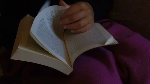 Detail scrolls page of a book Stock Footage 78029044