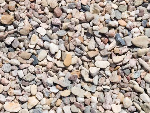 Detail of small pebbles texture Stock Photos