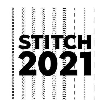 Detail stitched vector patterns. Sewing pattern. Sewing machine stitches zig  Illustrazione stock