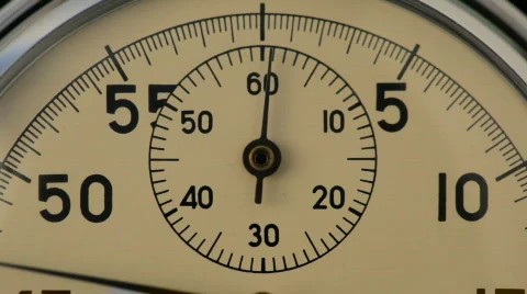 Detail of stop watch Stock Footage 731624