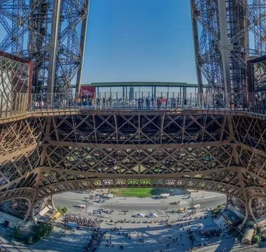  detail of the structure of the Eiffel Tower detail of the structure of th... 写真素材