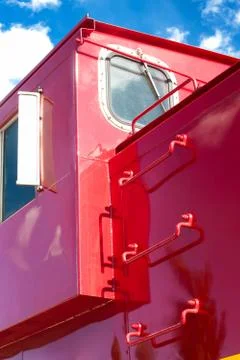 Detail of Train Caboose Stock Photos