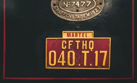 Detail of a train wagon Stock Photos