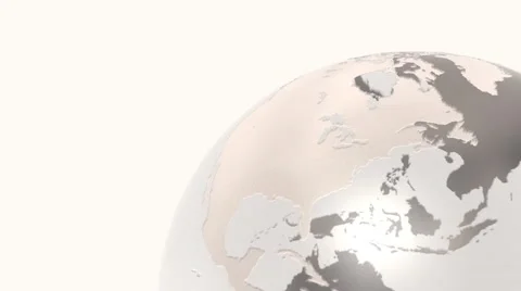 Detail of transparent Globe spining Stock Footage 40526929