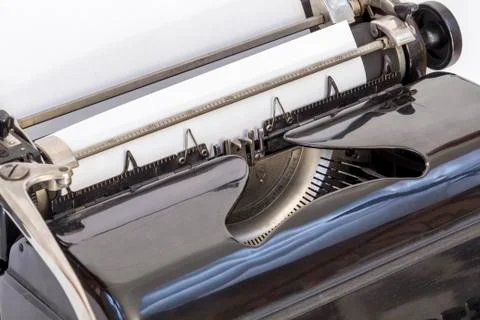 Detail of typewriter Stock Photos
