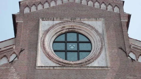 Detail of udine cathedral 库存影片 77178853