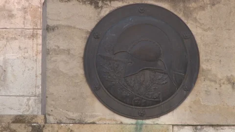 Detail of the Unknown Tomb Solider Stock Footage 87664096