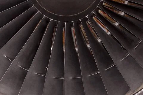  Detail view of a jet plane engine Detail view of a jet plane engine Copyr... 写真素材