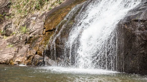 DETAIL OF WATERFALL Stock Footage 35563754