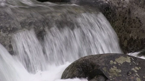 A Detail on Waterfall Video stock 104011717