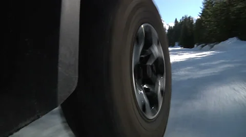 Detail of wheel of quad  Stock Footage 38192203