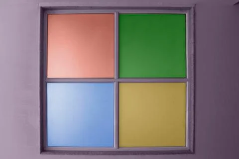 Detail of a window panel, india Stock Illustration