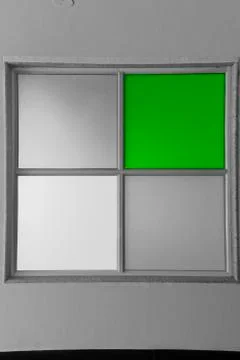 Detail of a window panel, india Stock Photos