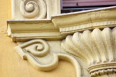 Detail of a window 스톡 사진