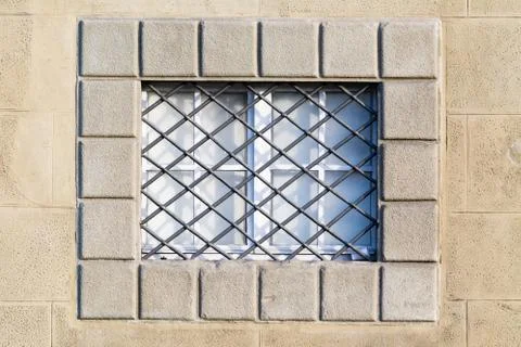 Detail of a window Foto stock