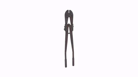 Detailed 3d rendering of a heavy-duty pair of pliers in a studio environment Stock-Footage 297584319