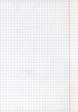 Detailed blank math paper sheet Stock Photos