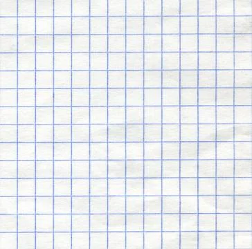 Detailed blank math paper sheet 스톡 사진