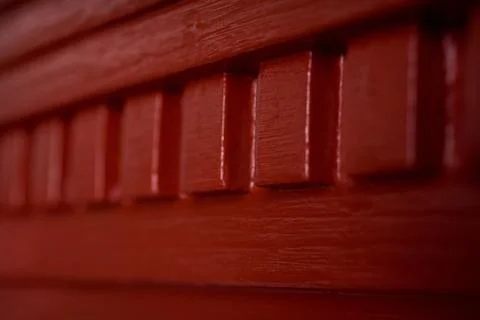 Detailed carved three-dimensional elements, wood texture of old entrance do.. 스톡 사진